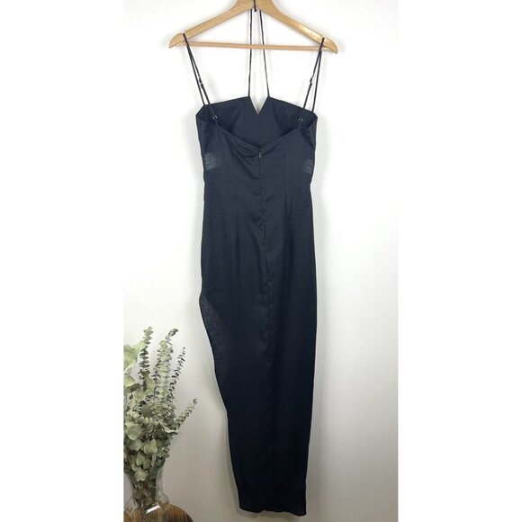 NWT! RUMER THE LABEL Black Reverie Freya Linen Maxi Dress Revolve Size S - Picture 7 of 15